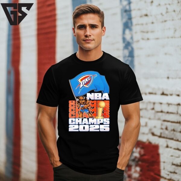 Oklahoma City Thunder 2025 Nba Champions Rumble Celebration T-Shirt