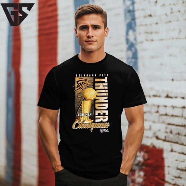 Oklahoma City Thunder 2025 Nba Champions T-Shirt