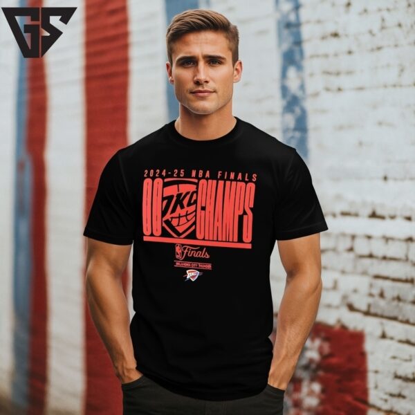 Oklahoma City Thunder 2025 Nba Finals Champions Custom T-Shirt