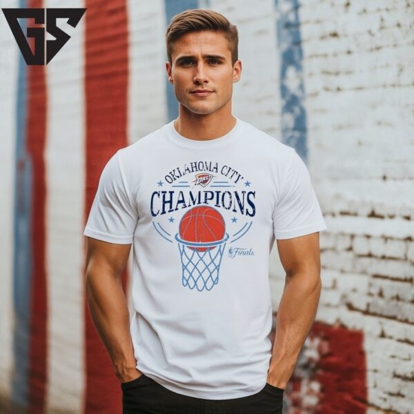 Oklahoma City Thunder Basketball 2025 Nba Finals Champions T-Shirt
