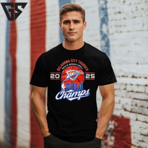 Oklahoma City Thunder Nba Champions 2025 Classic Trophy T-Shirt Oklahoma City Thunder Nba Champions 2025 Classic Trophy T-Shirt