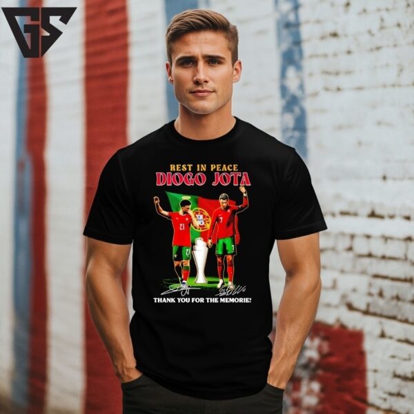 Rest In Peace Diogo Jota Ronaldo Cr7 Thank You For The Memories T-Shirt