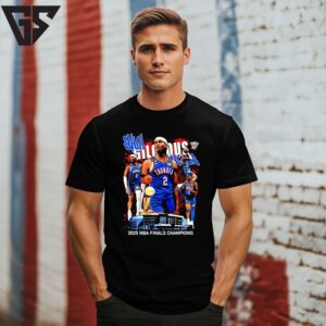 Shai Gilgeous-Alexander Oklahoma City Thunder 2025 Nba Finals Champions T-Shirt Shai Gilgeous-Alexander Oklahoma City Thunder 2025 Nba Finals Champions T-Shirt