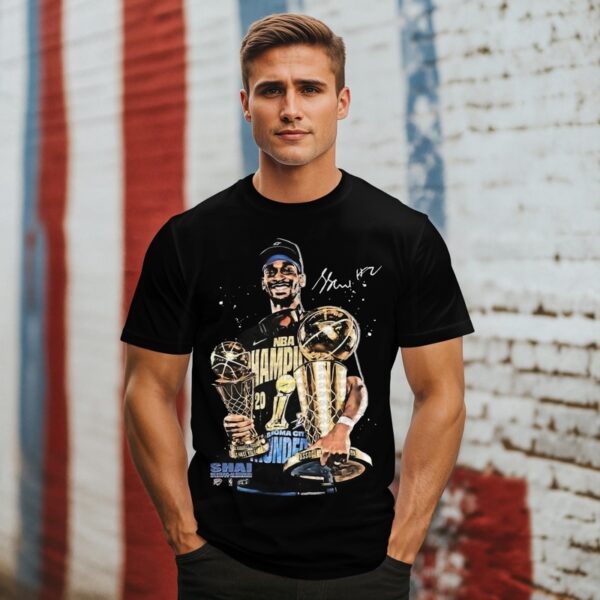 Shai Gilgeous-Alexander The Mvp And His Trophies Nba Signature Vintage T-Shirt
