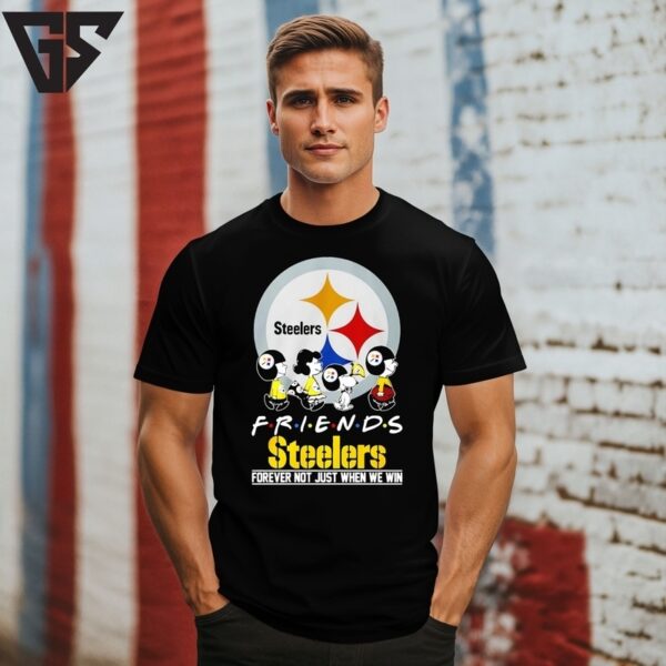 Snoopy X Pittsburgh Steelers Friends Forever Not Just When We Win T-Shirt