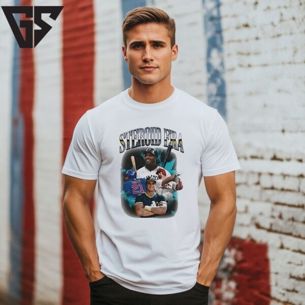Steroid Era Baseball Graphic T-Shirt