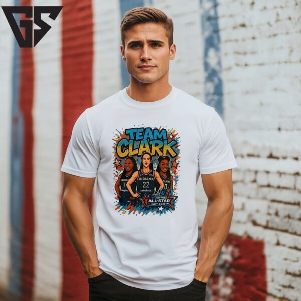 Team Clark Wnba All Star Indy 2025 Art T-Shirt