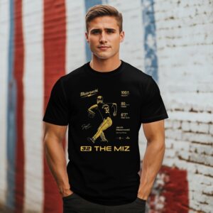 The Miz 32 Milwaukee Brewers Jacob Misiorowski Signature T-Shirt The Miz 32 Milwaukee Brewers Jacob Misiorowski Signature T-Shirt