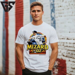 The Mizard Of Oz Jacob Misiorowski Milwaukee Brewers T-Shirt The Mizard Of Oz Jacob Misiorowski Milwaukee Brewers T-Shirt