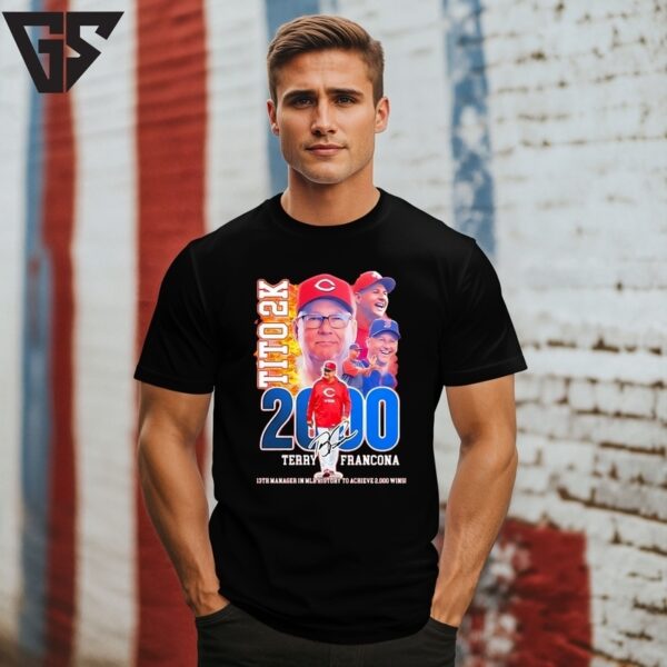Tito 2K Tito Francona Congrats To Terry Francona On Becoming The 13Th T-Shirt