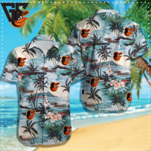 Baltimore Orioles Aloha Beach Hawaiian Shirt Baltimore Orioles Aloha Beach Hawaiian Shirt