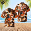Baltimore Orioles Floral Island Hawaiian Shirt