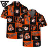 Baltimore Orioles Lone Star Spirit Hawaiian Shirt