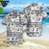 Baltimore Orioles Monochrome Island Hawaiian Shirt