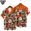 Baltimore Orioles Orange Tropical Bloom Hawaiian Shirt
