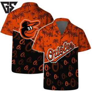 Baltimore Orioles Palm Coast Hawaiian Shirt Baltimore Orioles Palm Coast Hawaiian Shirt