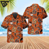 Baltimore Orioles Pinstripe Icons Hawaiian Shirt