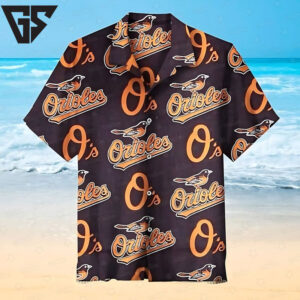 Baltimore Orioles Retro O’s Hawaiian Shirt Baltimore Orioles Retro O’s Hawaiian Shirt