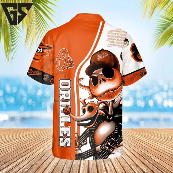 Baltimore Orioles Skull Spirit Hawaiian Shirt
