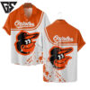 Baltimore Orioles Splash Logo Hawaiian Shirt