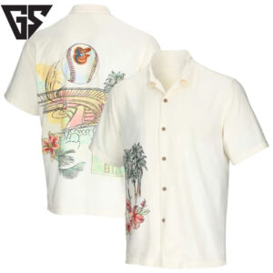 Baltimore Orioles Stadium Breeze Hawaiian Shirt Baltimore Orioles Stadium Breeze Hawaiian Shirt