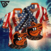 Baltimore Orioles Stars & Stripes Aloha Shirt