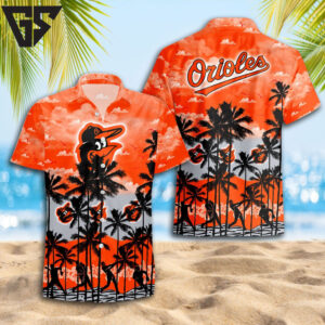 Baltimore Orioles Sunset Surf Hawaiian Shirt Baltimore Orioles Sunset Surf Hawaiian Shirt