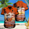 Baltimore Orioles Sunset Waves Custom Hawaiian Shirt