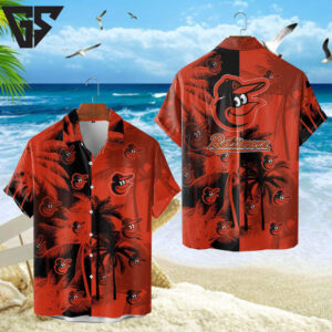 Baltimore Orioles Tropical Sunset Hawaiian Shirt Baltimore Orioles Tropical Sunset Hawaiian Shirt