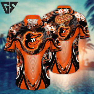 Baltimore Orioles Tropical Surge Hawaiian Shirt Baltimore Orioles Tropical Surge Hawaiian Shirt