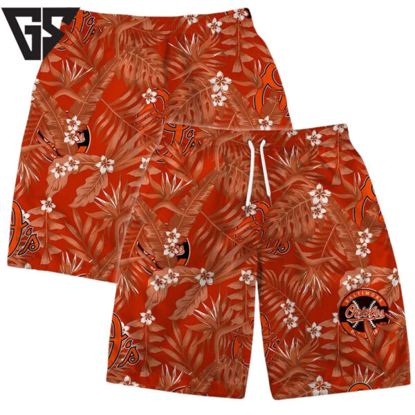 Baltimore Orioles Victory Tropics Hawaiian Shirt