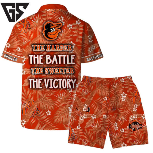 Baltimore Orioles Victory Tropics Hawaiian Shirt