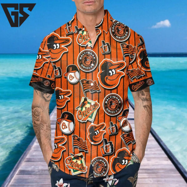 Baltimore Orioles Vintage Charm Hawaiian Shirt