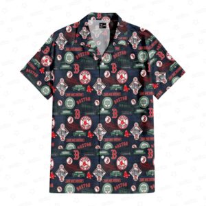 Boston Red Sox Fenway Park Stadium Hawaiian Shirt Boston Red Sox Fenway Park Stadium Hawaiian Shirt