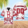 Boston Red Sox Retro Waves Hawaiian Shirt