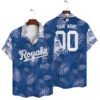 Kansas City Royals Custom Name Tropical Hawaiian Shirt