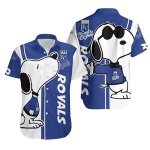 Kansas City Royals Snoopy Baseball Hawaiian Shirt Kansas City Royals Snoopy Baseball Hawaiian Shirt
