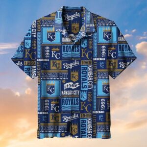 Kansas City Royals Vintage 1969 Hawaiian Shirt Kansas City Royals Vintage 1969 Hawaiian Shirt