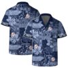 New York Yankees Blue Mosaic Hawaiian Shirt