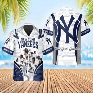 New York Yankees Dynamic Play Hawaiian Shirt New York Yankees Dynamic Play Hawaiian Shirt