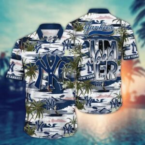 New York Yankees Island Breeze Summer Shirt New York Yankees Island Breeze Summer Shirt