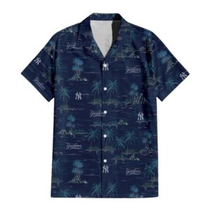New York Yankees Island Nights Hawaiian Shirt New York Yankees Island Nights Hawaiian Shirt