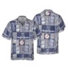 New York Yankees Island Patchwork Hawaiian Shirt