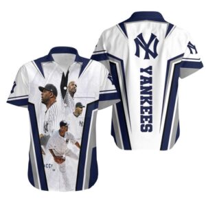 New York Yankees Legends Series Hawaiian Shirt New York Yankees Legends Series Hawaiian Shirt