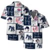 New York Yankees Logo Block Hawaiian Shirt