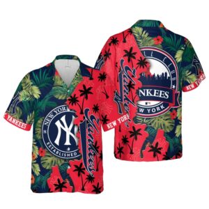 New York Yankees Tropical Allure Hawaiian Shirt New York Yankees Tropical Allure Hawaiian Shirt
