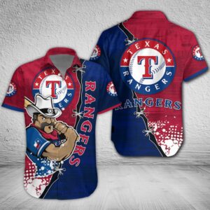 Texas Rangers Cowboy Spirit Hawaiian Shirt Texas Rangers Cowboy Spirit Hawaiian Shirt
