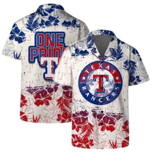 Texas Rangers Pride Floral Hawaiian Shirt Texas Rangers Pride Floral Hawaiian Shirt