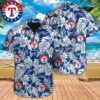Texas Rangers Tropical Leaf Breeze Hawaiian Shirt