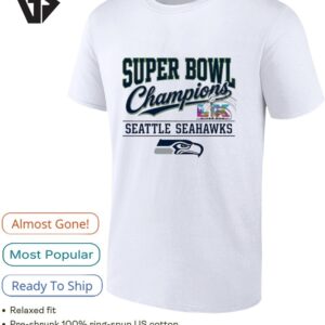2025 Super Bowl Lx Champions Seattle Seahawks Logo T-Shirt